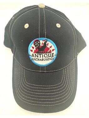 Antique Archaeology Picker Logo Baseball Cap Adjustable Black Cobra Made